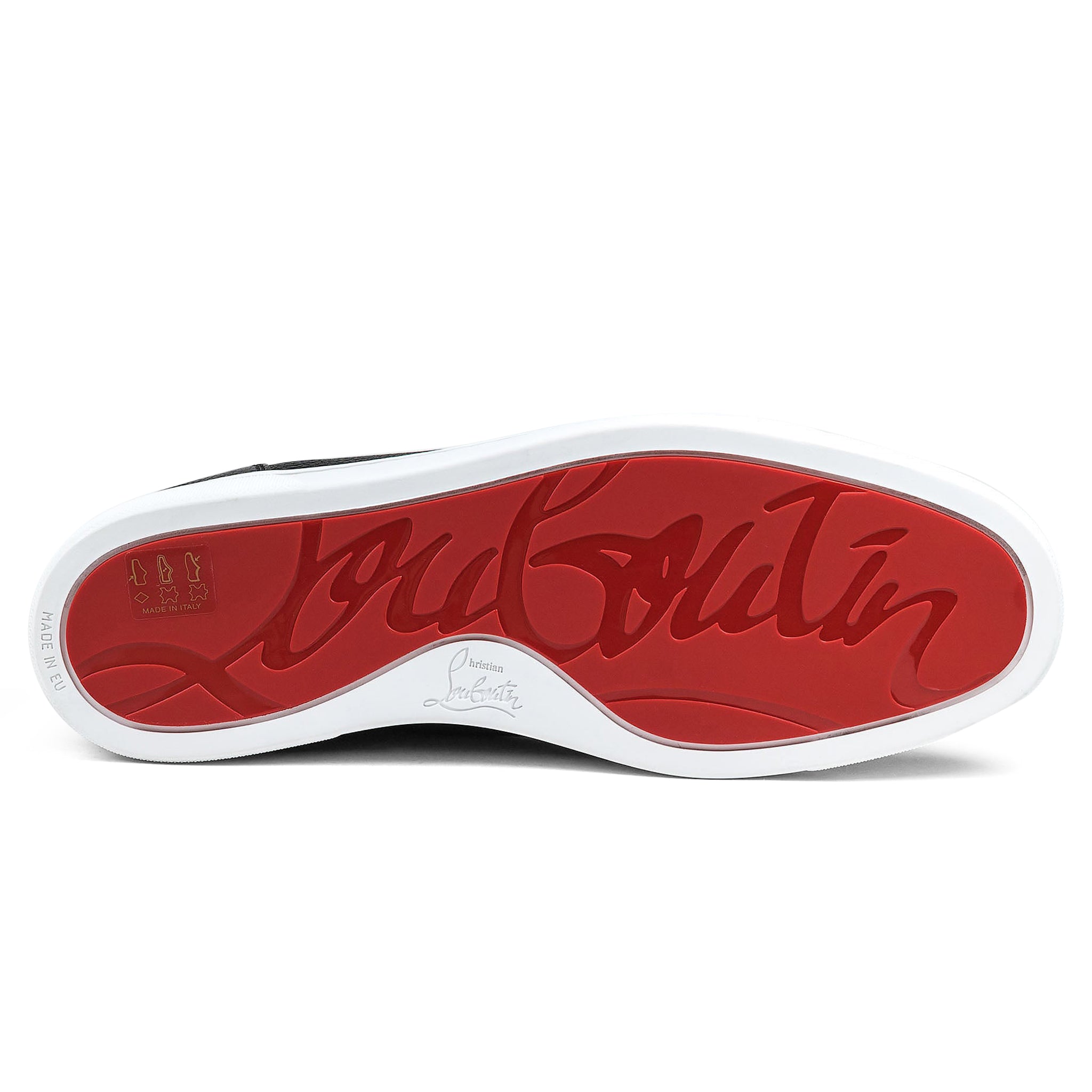 Image of Christian Louboutin Rantulow Flat Black Grain